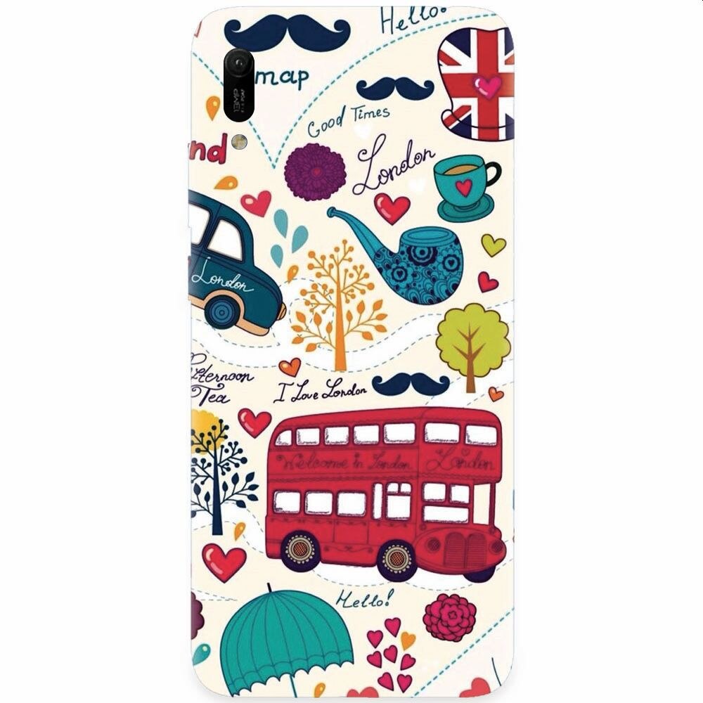 Husa silicon pentru Huawei Y6 2019, Welcome In London