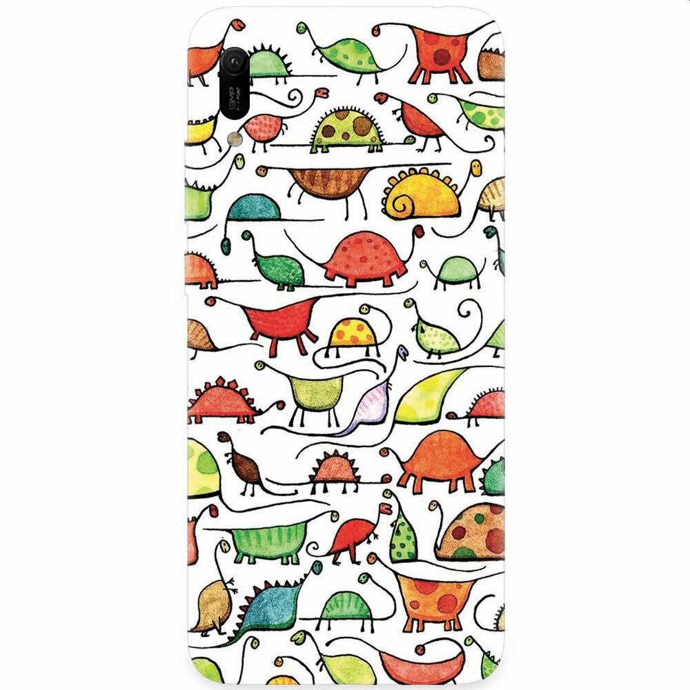 Husa silicon pentru Huawei Y6 2019, Dino