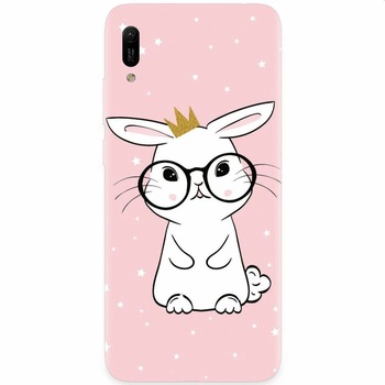 Husa silicon pentru Huawei Y6 2019, Cute Rabbit Husa silicon pentru Huawei Y6 2019, Cute Rabbit
