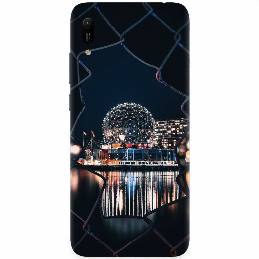 Husa silicon pentru Huawei Y6 2019, Abstract Architectural Design