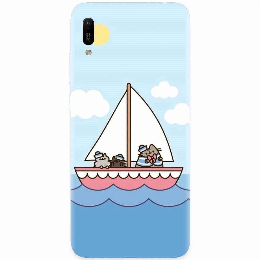 Husa silicon pentru Huawei Y6 2019, Happy Sailors