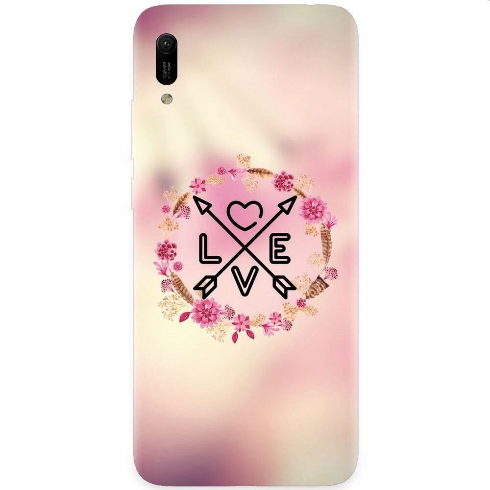 Husa silicon pentru Huawei Y6 2019, Love Arrow