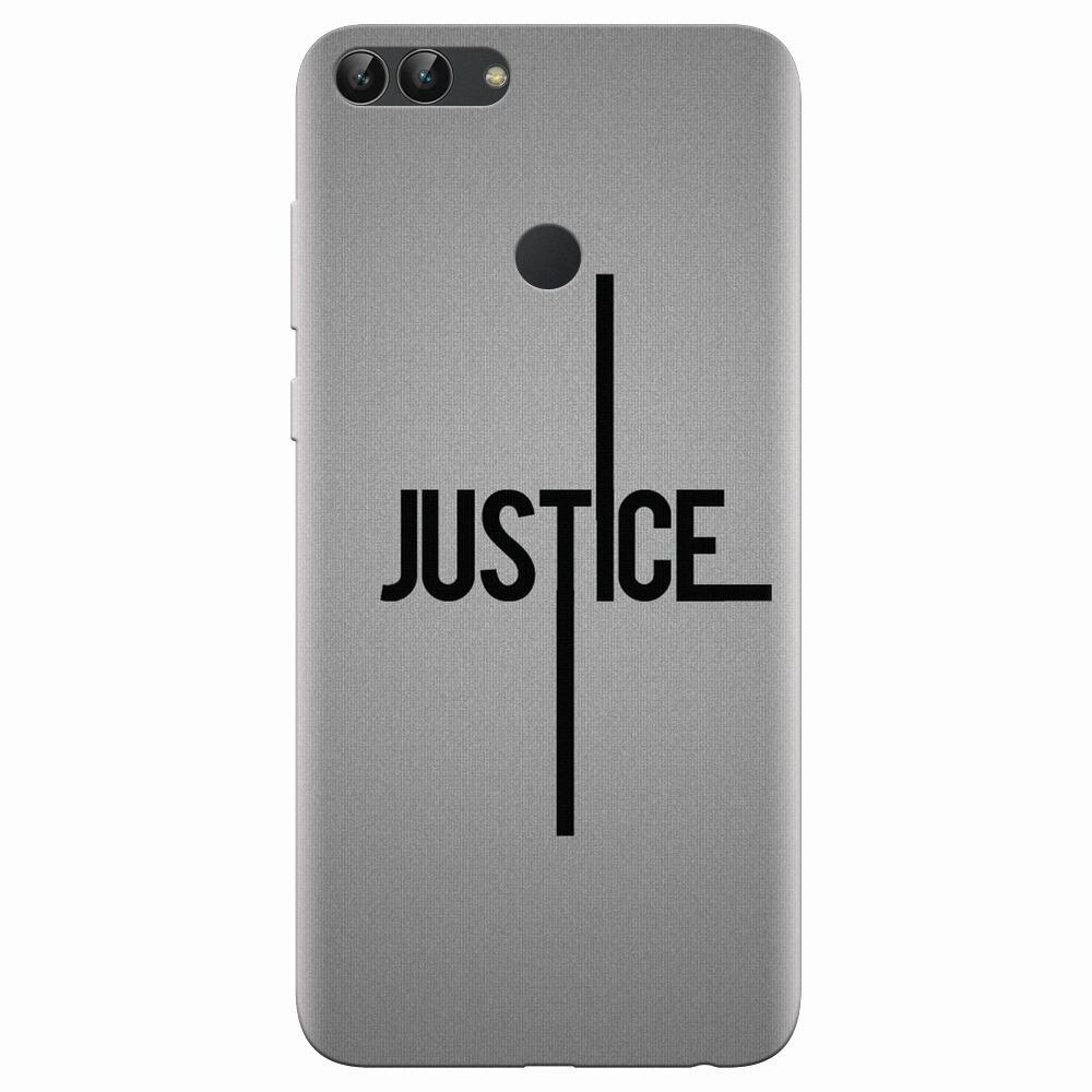 Husa silicon pentru Huawei P Smart, Amir Justice Minimalistic Nubheebuccus Text