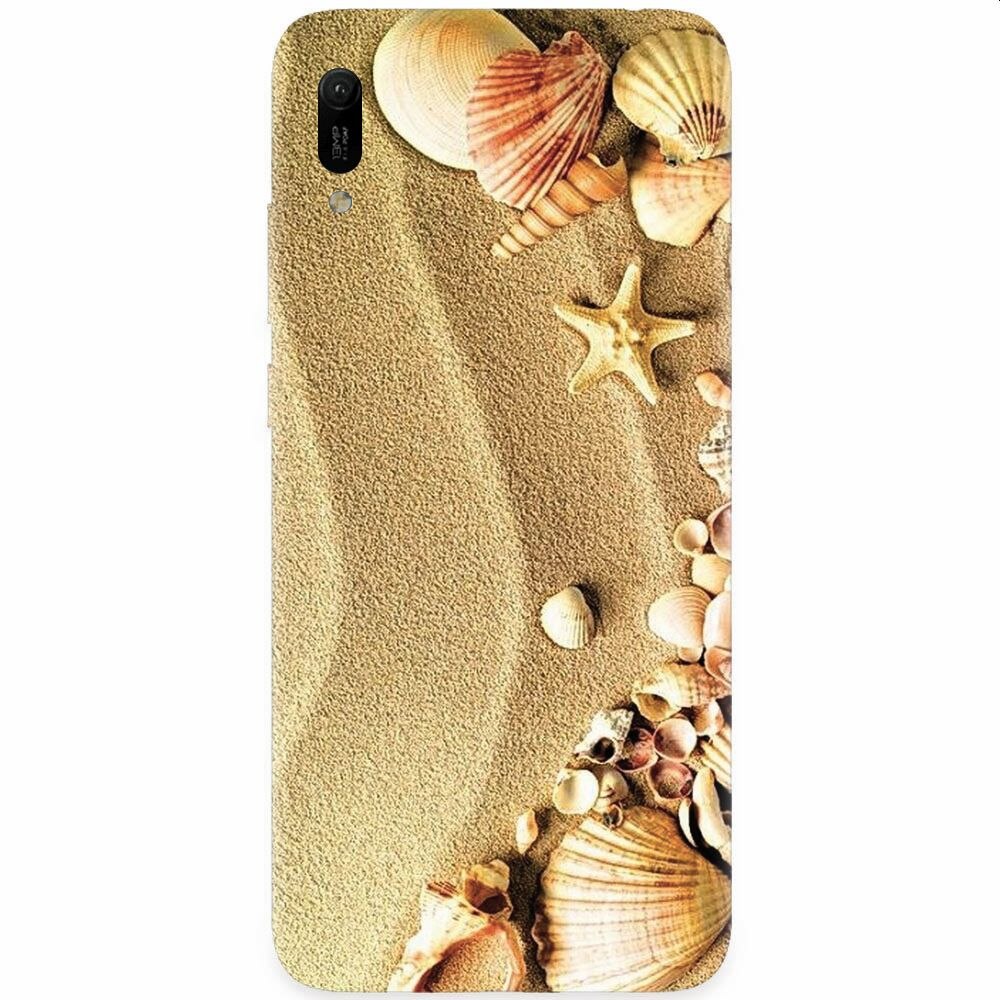 Husa silicon pentru Huawei Y6 2019, Beach Sand Gold