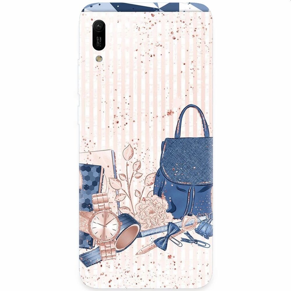 Husa silicon pentru Huawei Y6 2019, Girl Accesories
