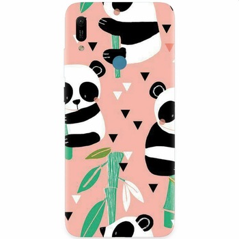 Husa silicon pentru Huawei Y6 Prime 2019, Baby Panda 001 Husa silicon pentru Huawei Y6 Prime 2019, Baby Panda 001