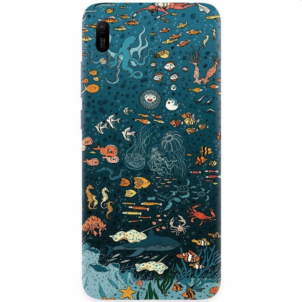 Husa silicon pentru Huawei Y6 2019, Under The Sea