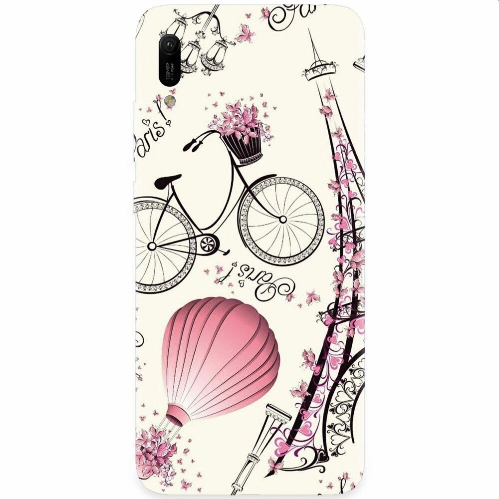 Husa silicon pentru Huawei Y6 2019, Paris