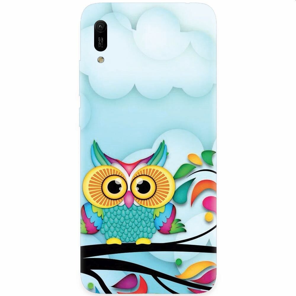 Husa silicon pentru Huawei Y6 2019, Owl 102
