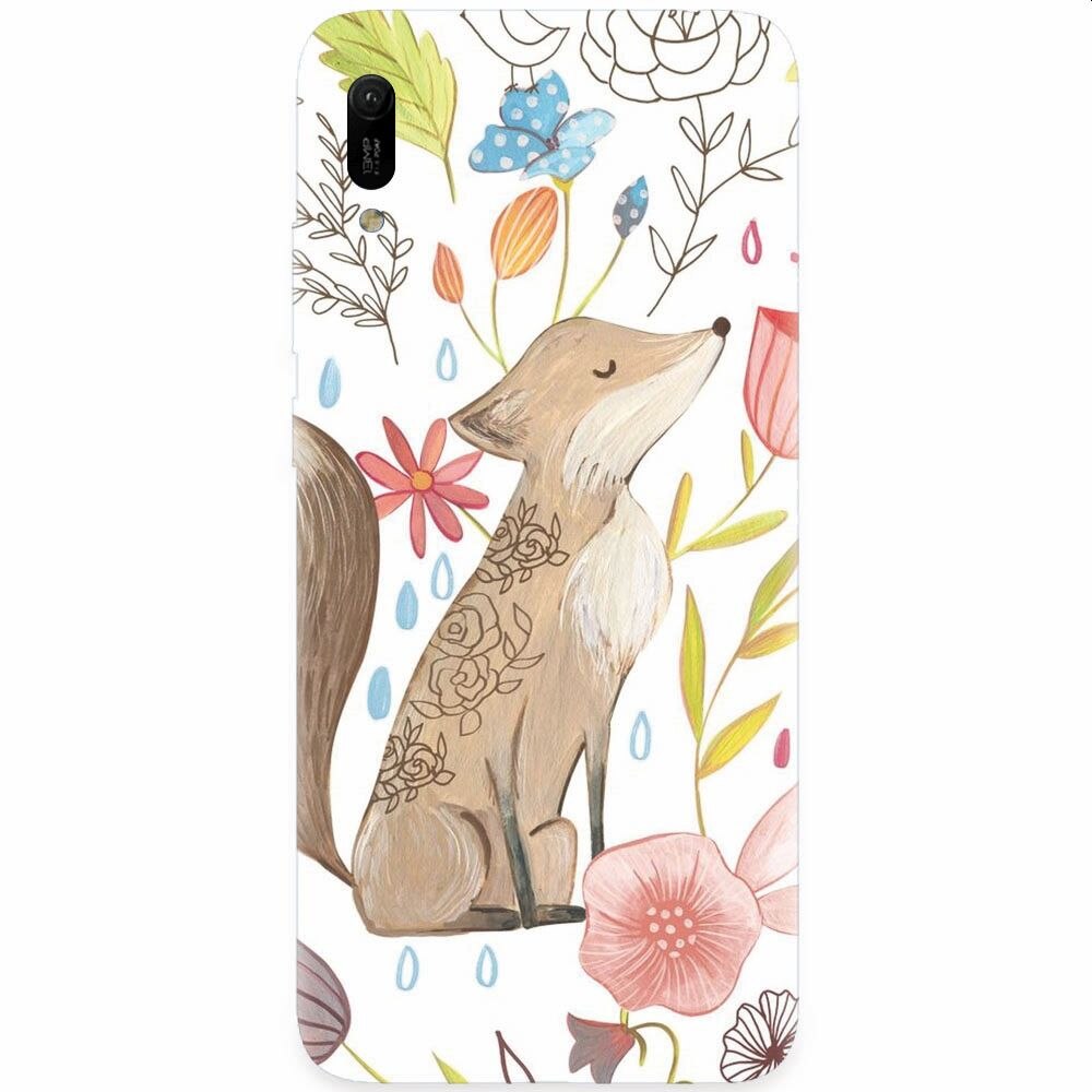 Husa silicon pentru Huawei Y6 2019, Fox