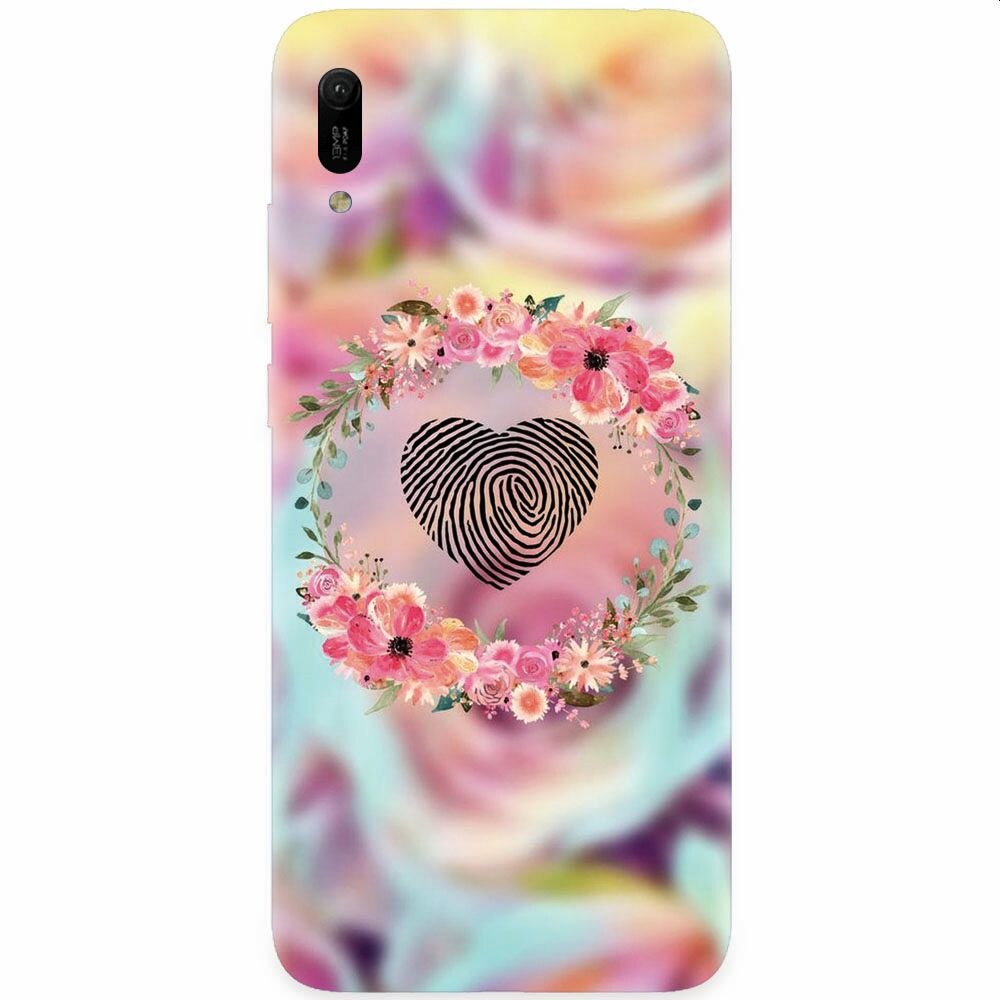 Husa silicon pentru Huawei Y6 2019, Fingerprint