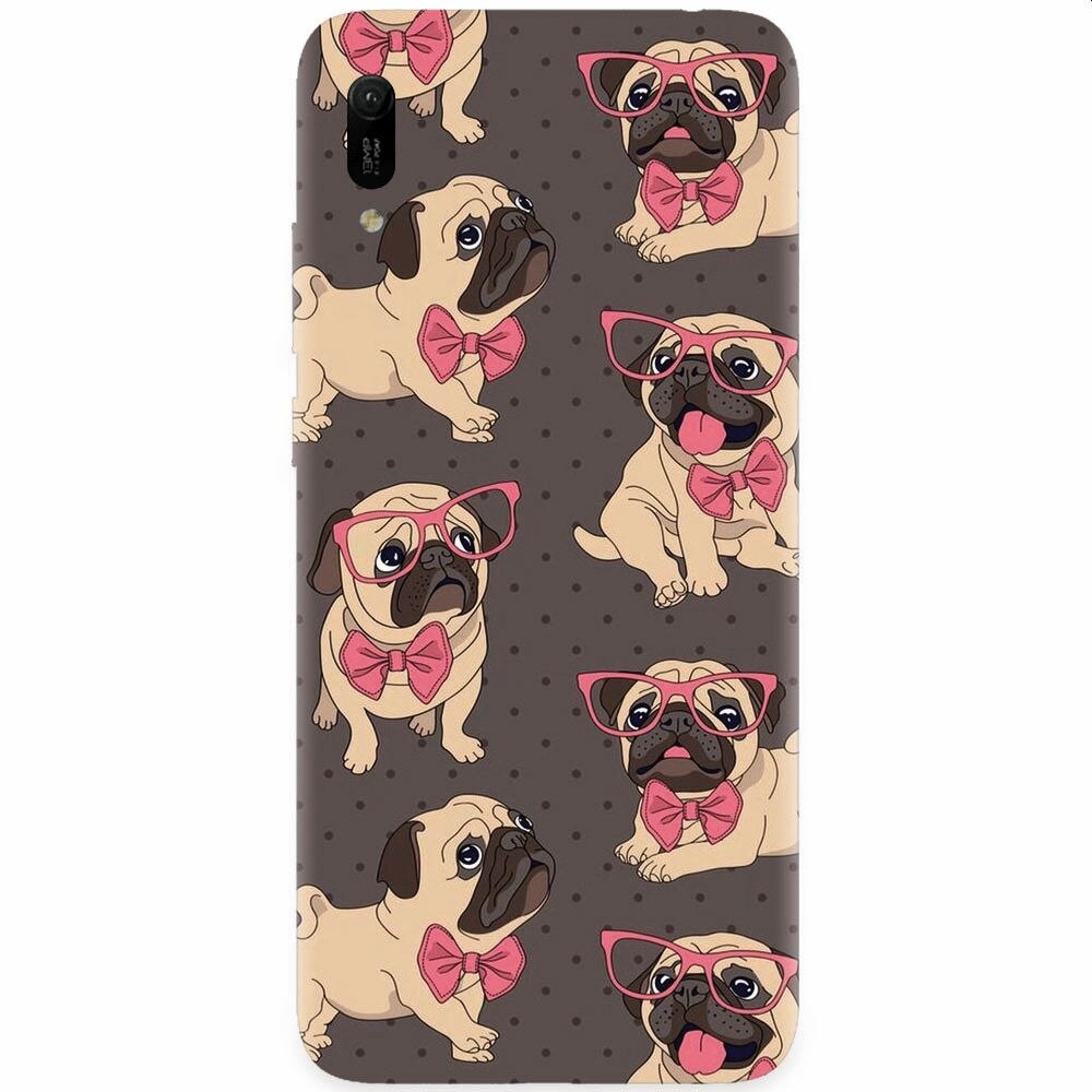 Husa silicon pentru Huawei Y6 2019, Pretty Puppy