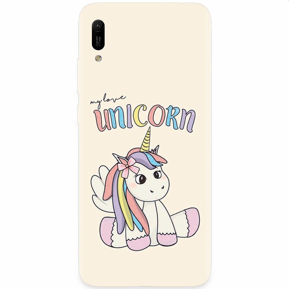 Husa silicon pentru Huawei Y6 2019, My Love Unicorn