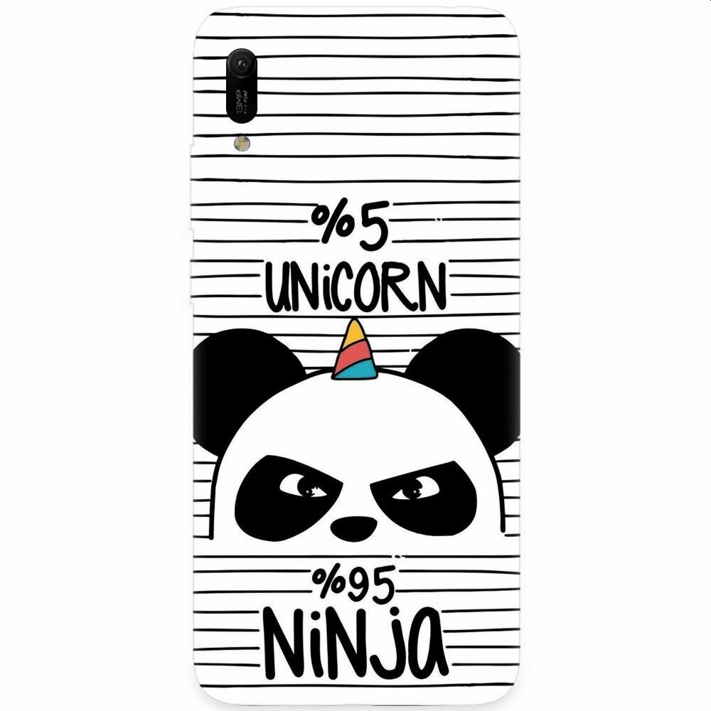 Husa silicon pentru Huawei Y6 2019, Unicorn Ninja