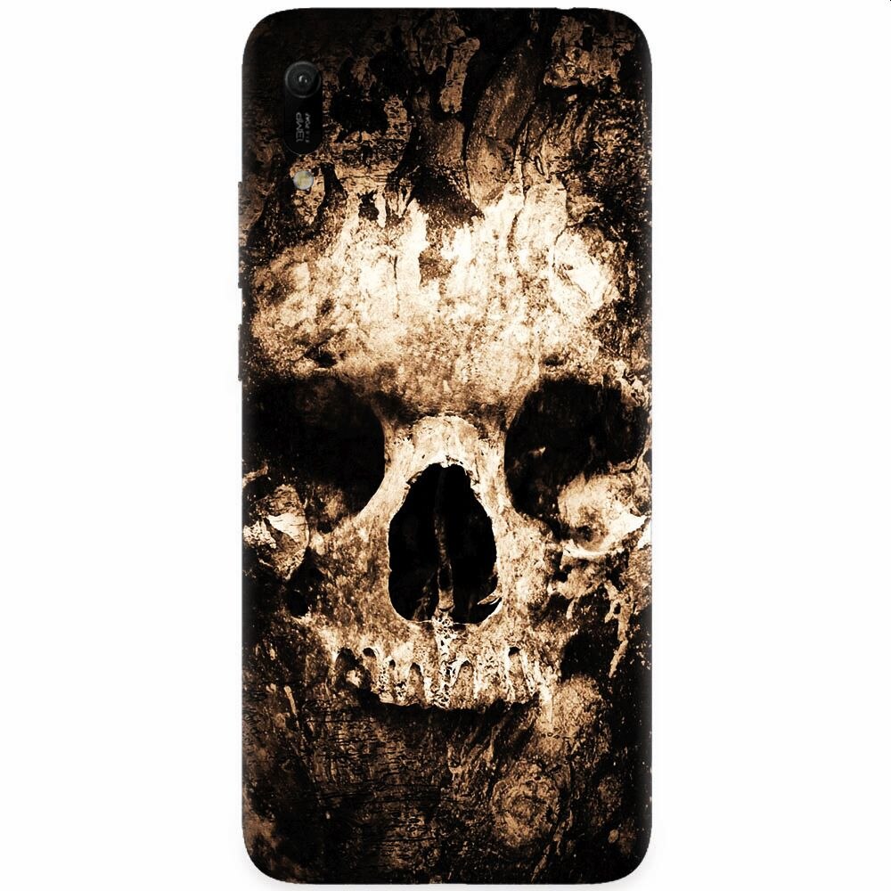 Husa silicon pentru Huawei Y6 2019, Zombie Skull