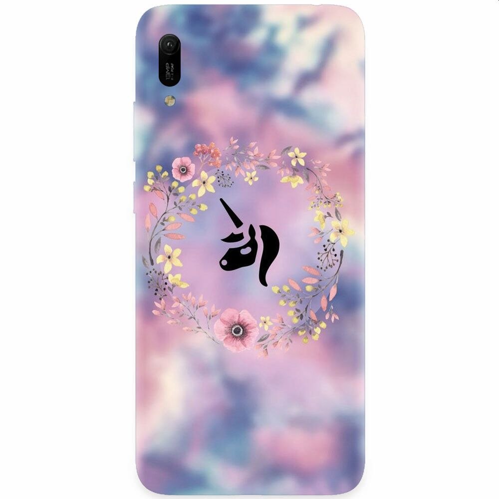 Husa silicon pentru Huawei Y6 2019, Unicorn Icon