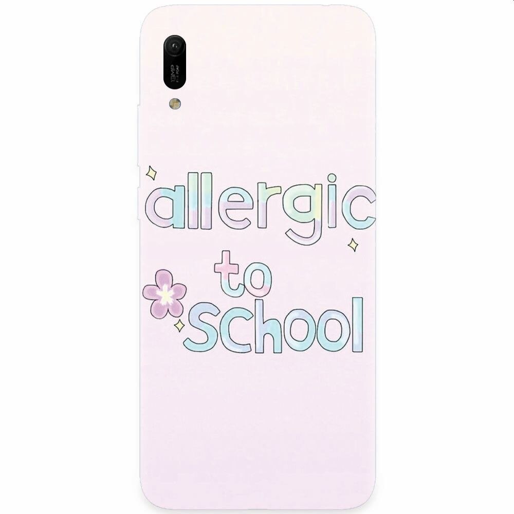 Husa silicon pentru Huawei Y6 2019, Allergic To School