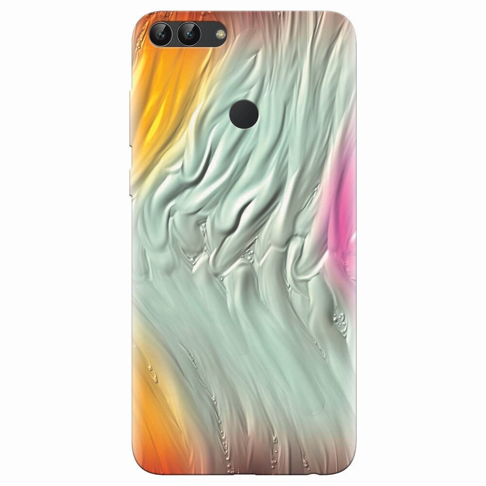 Husa silicon pentru Huawei P Smart, Attractive Abstract Design