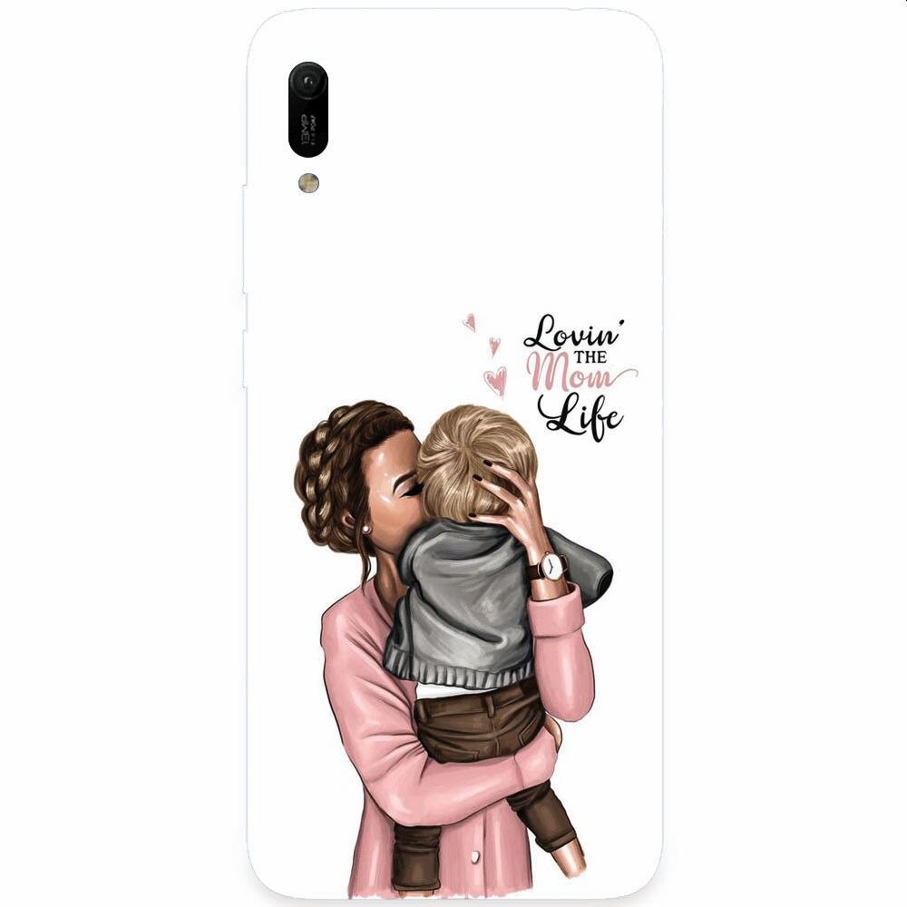 Husa silicon pentru Huawei Y6 2019, Loving Mother