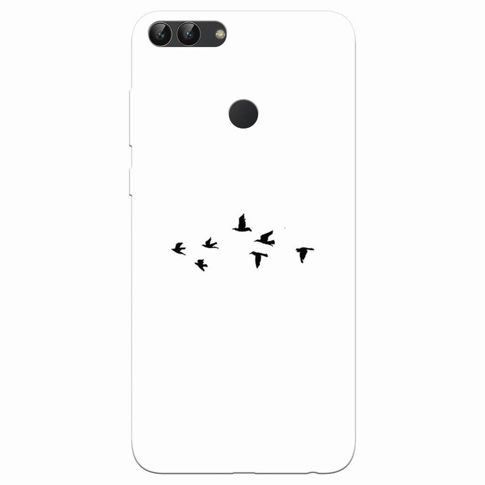 Husa silicon pentru Huawei P Smart, Birds