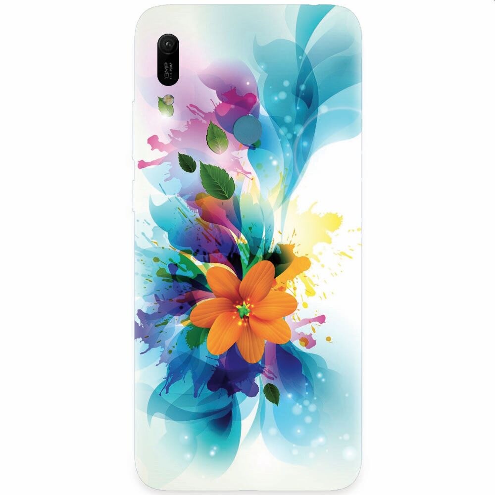 Husa silicon pentru Huawei Y6 Prime 2019, Flower 011