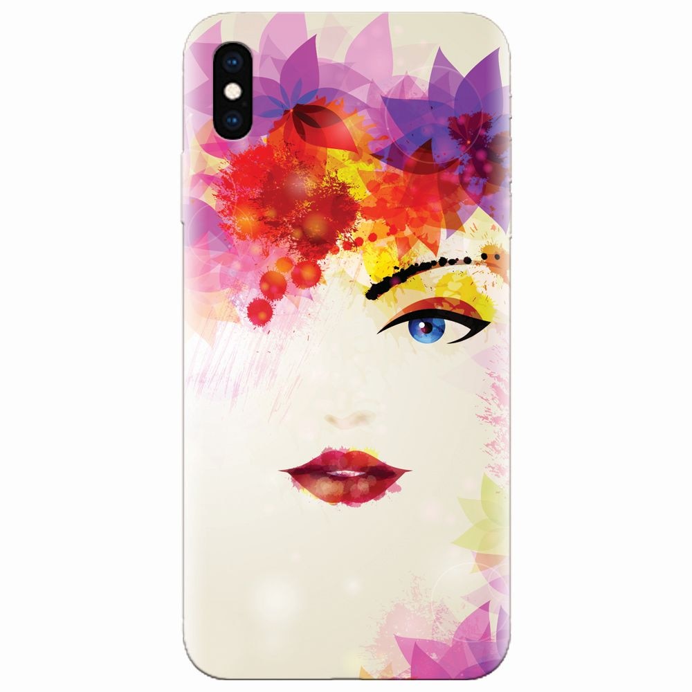 Husa silicon pentru Apple Iphone XS Max, Pretty Face