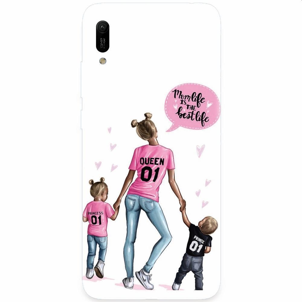 Husa silicon pentru Huawei Y6 2019, Mom Life