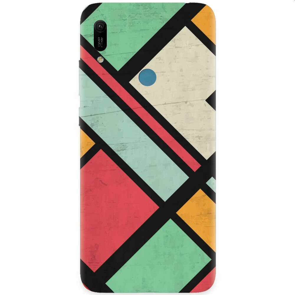 Husa silicon pentru Huawei Y6 Prime 2019, Retro Grunge