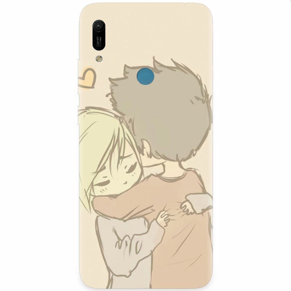 Husa silicon pentru Huawei Y6 Prime 2019, Couple Hug