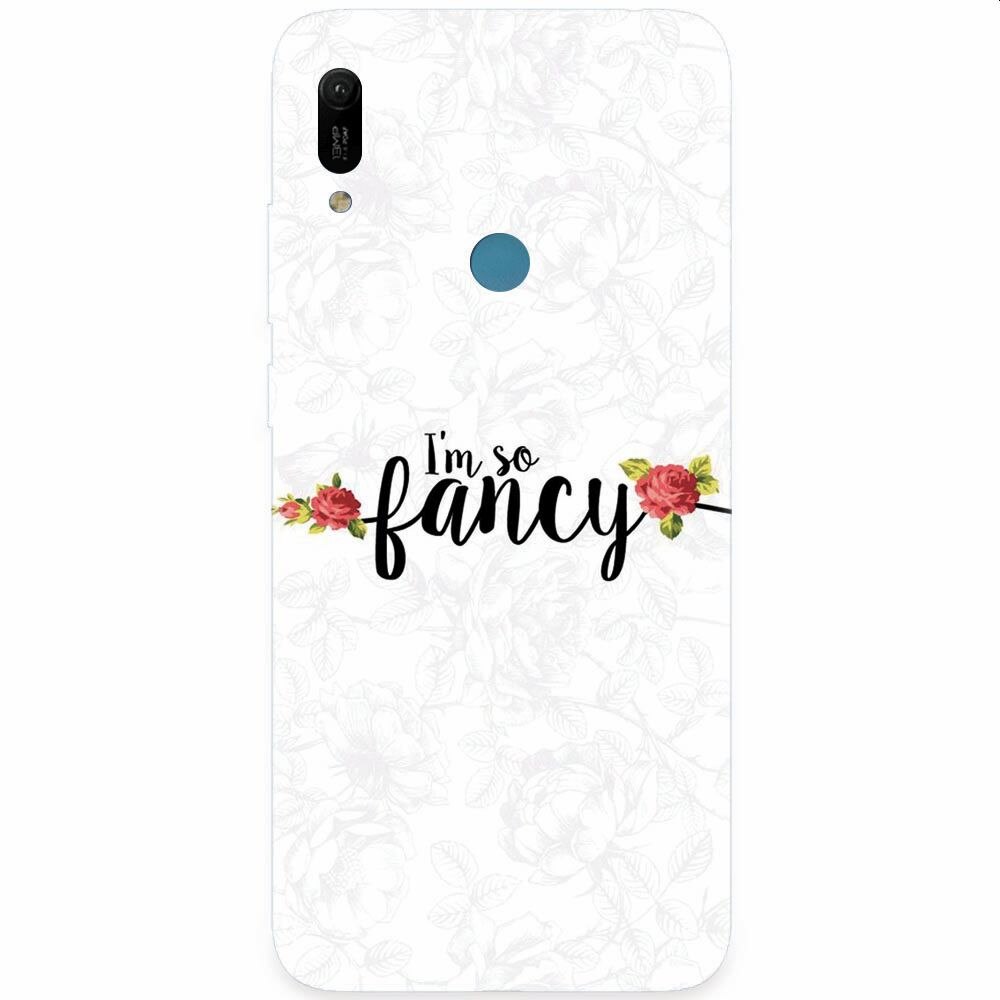Husa silicon pentru Huawei Y6 Prime 2019, Im So Fancy Floral