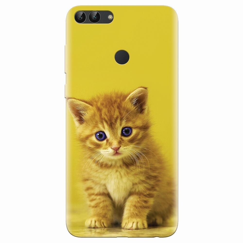 Husa silicon pentru Huawei P Smart, Baby Kitten