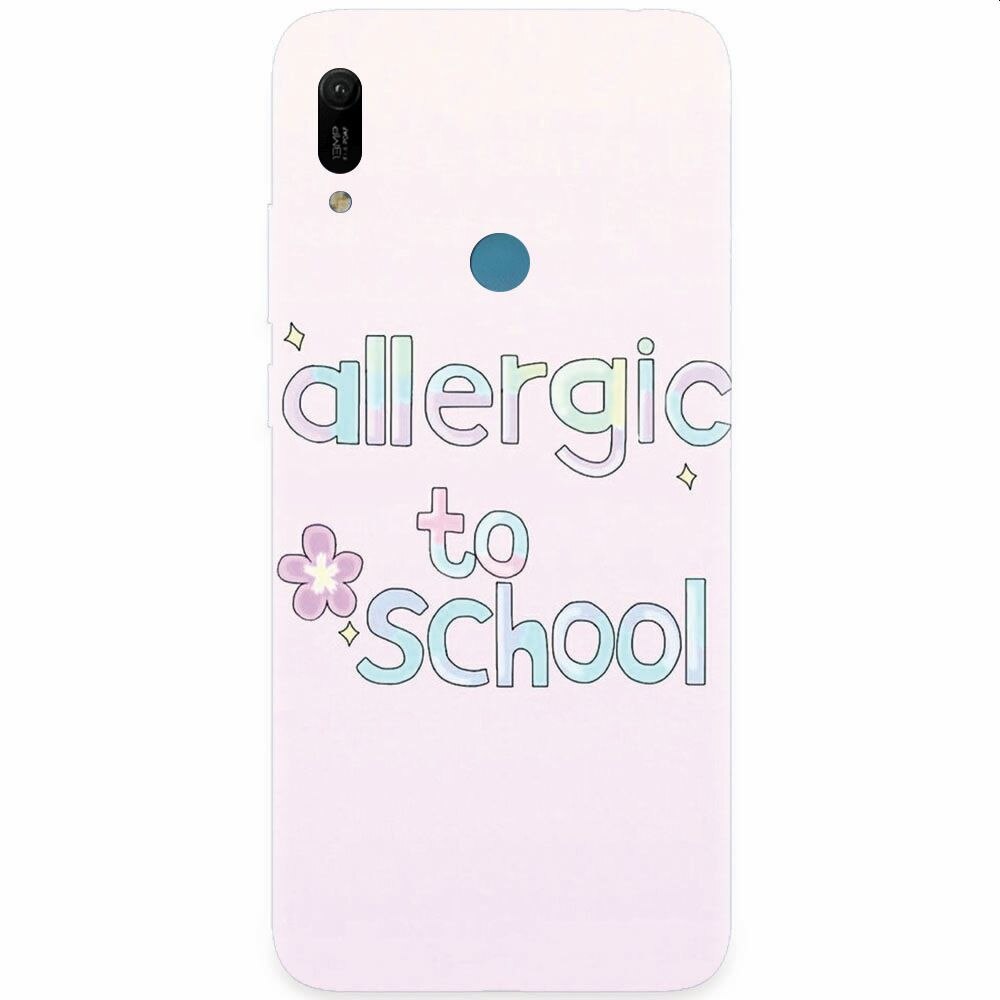 Husa silicon pentru Huawei Y6 Prime 2019, Allergic To School