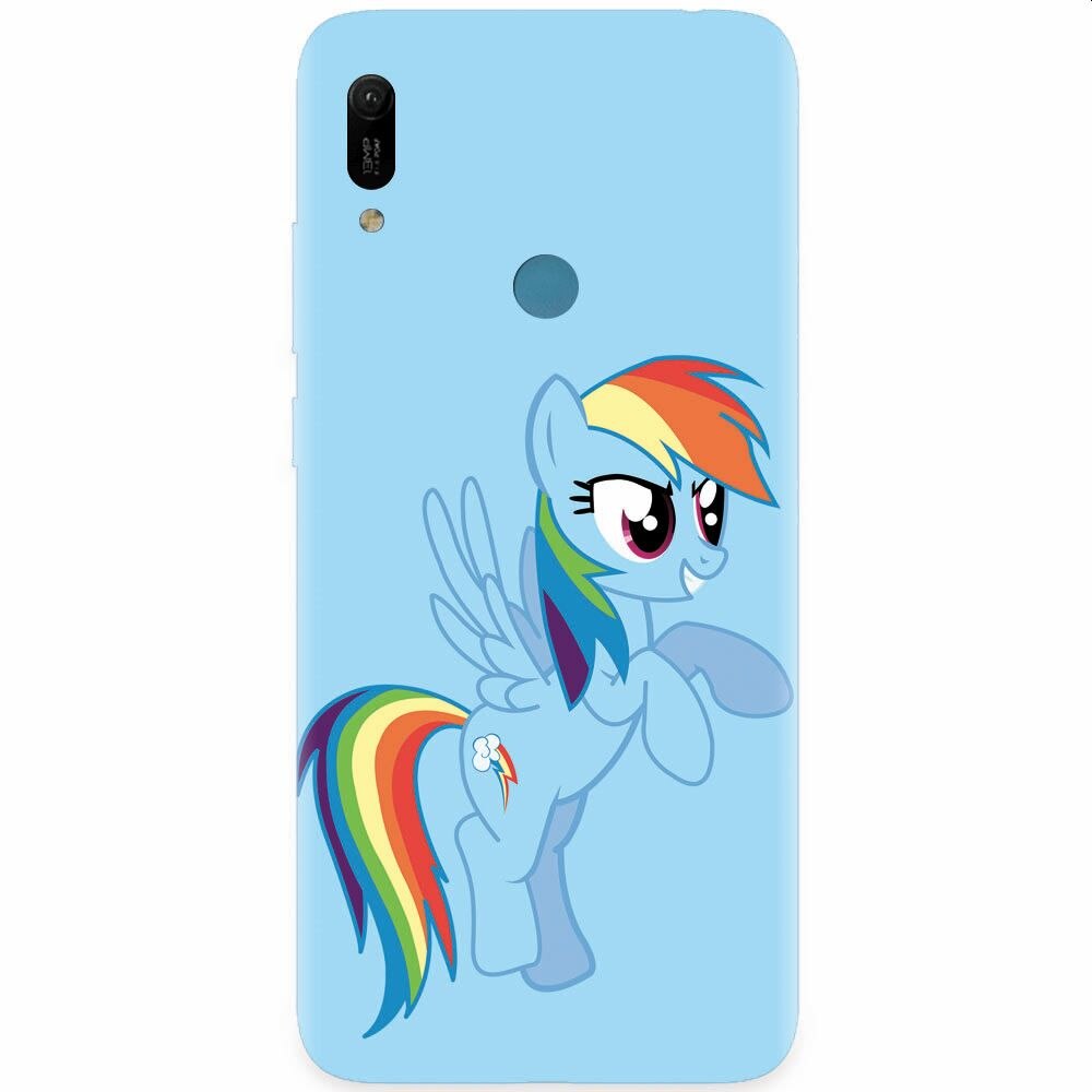 Husa silicon pentru Huawei Y6 Prime 2019, Rainbow Dash