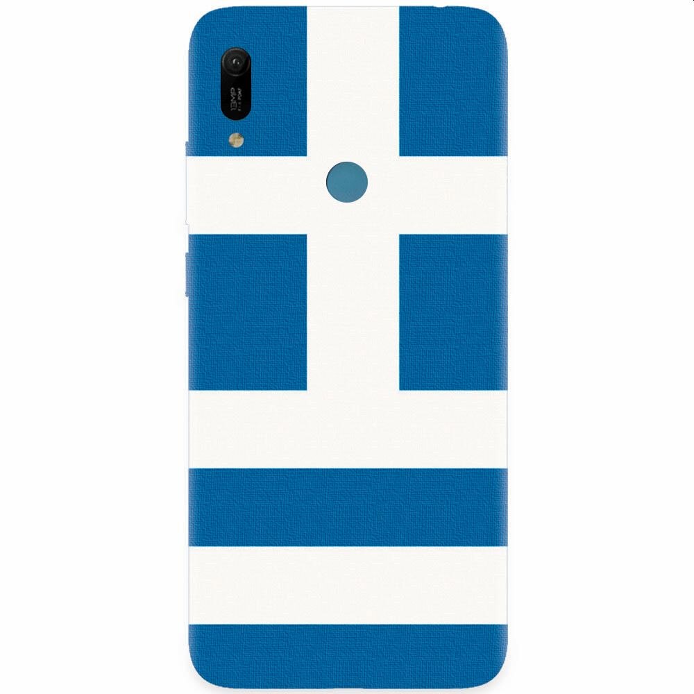 Husa silicon pentru Huawei Y6 Prime 2019, Greece Flag