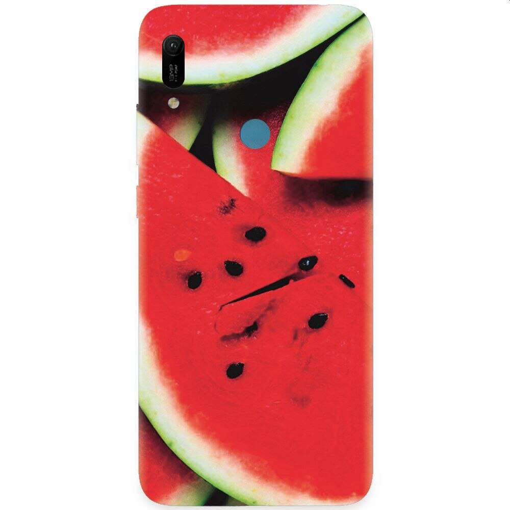 Husa silicon pentru Huawei Y6 Prime 2019, S Of Watermelon Slice