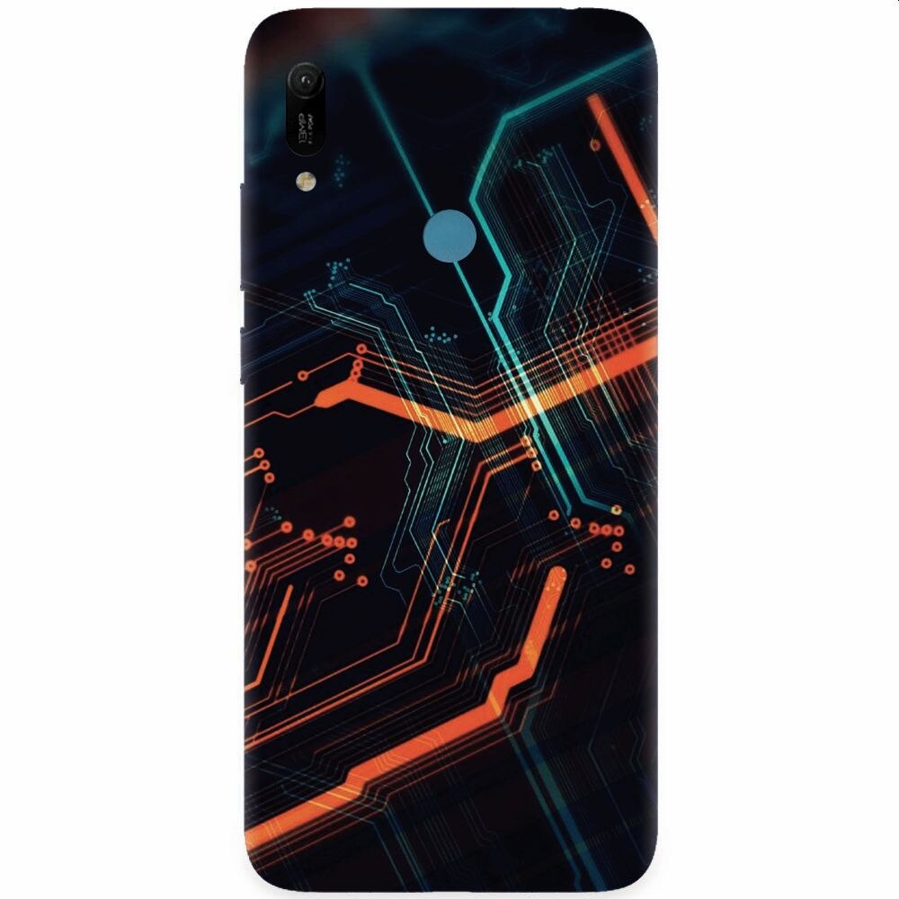 Husa silicon pentru Huawei Y6 Prime 2019, Circuits