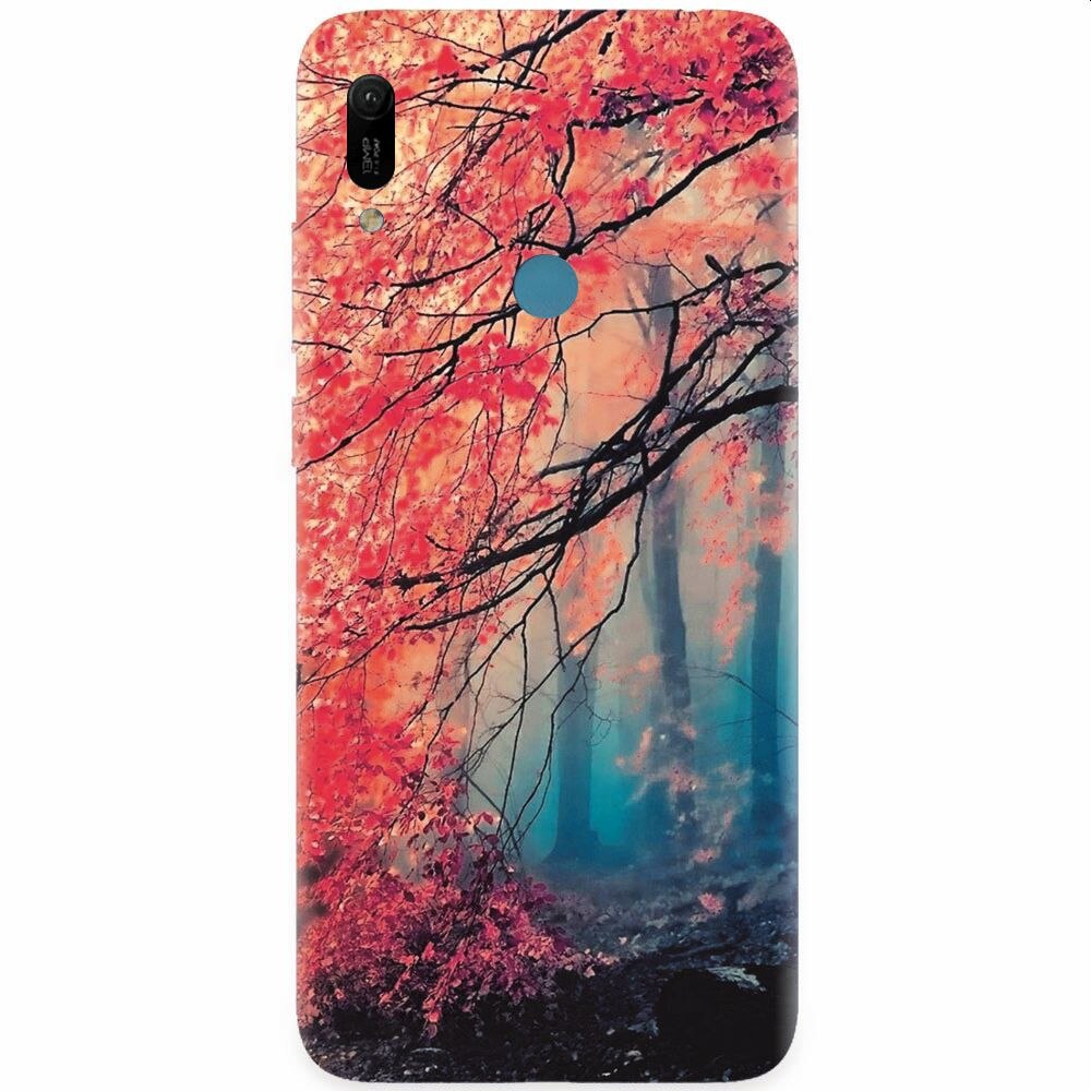 Husa silicon pentru Huawei Y6 Prime 2019, Morning Fog Inest Nature