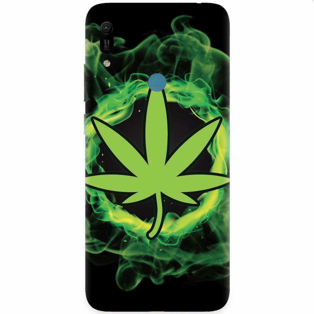 Husa silicon pentru Huawei Y6 Prime 2019, GreenFlames