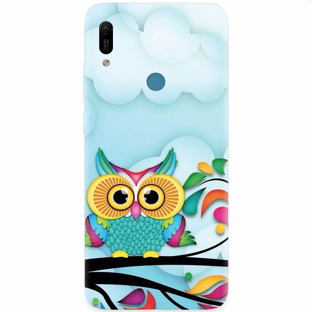 Husa silicon pentru Huawei Y6 Prime 2019, Owl 102