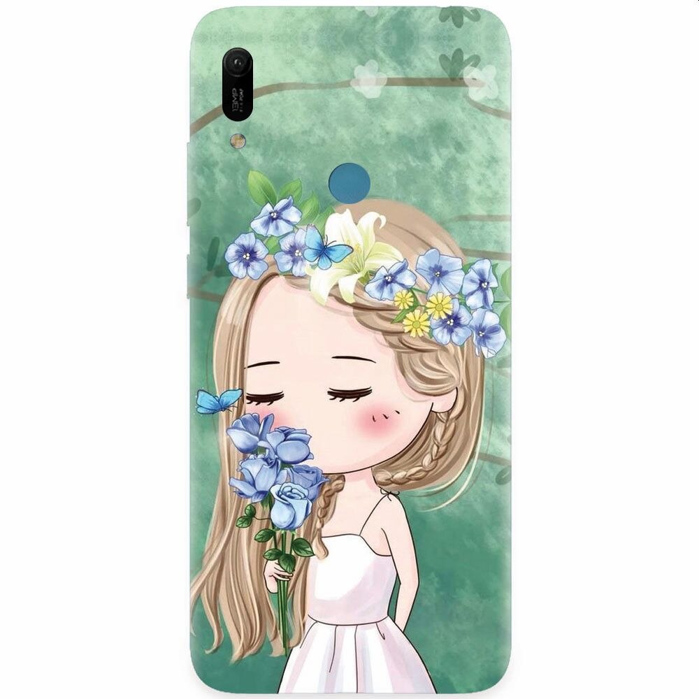 Husa silicon pentru Huawei Y6 Prime 2019, Girl