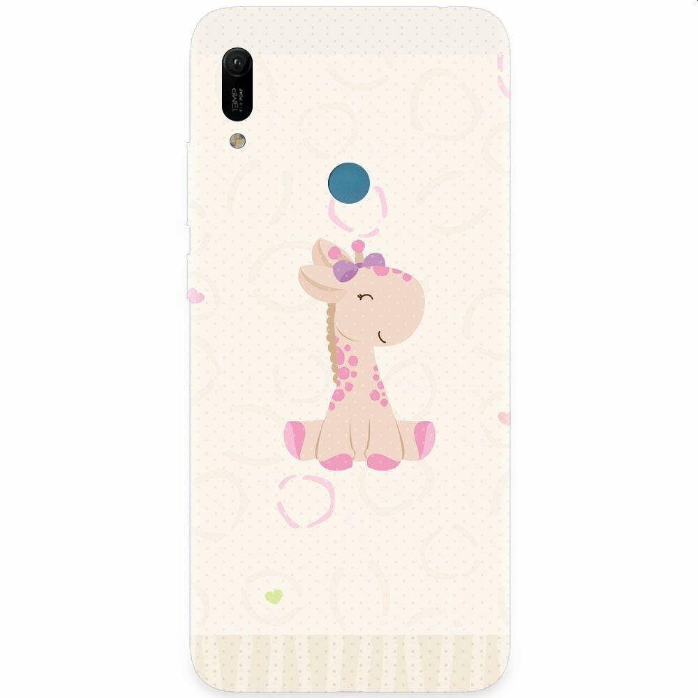 Husa silicon pentru Huawei Y6 Prime 2019, Giraffe Cute