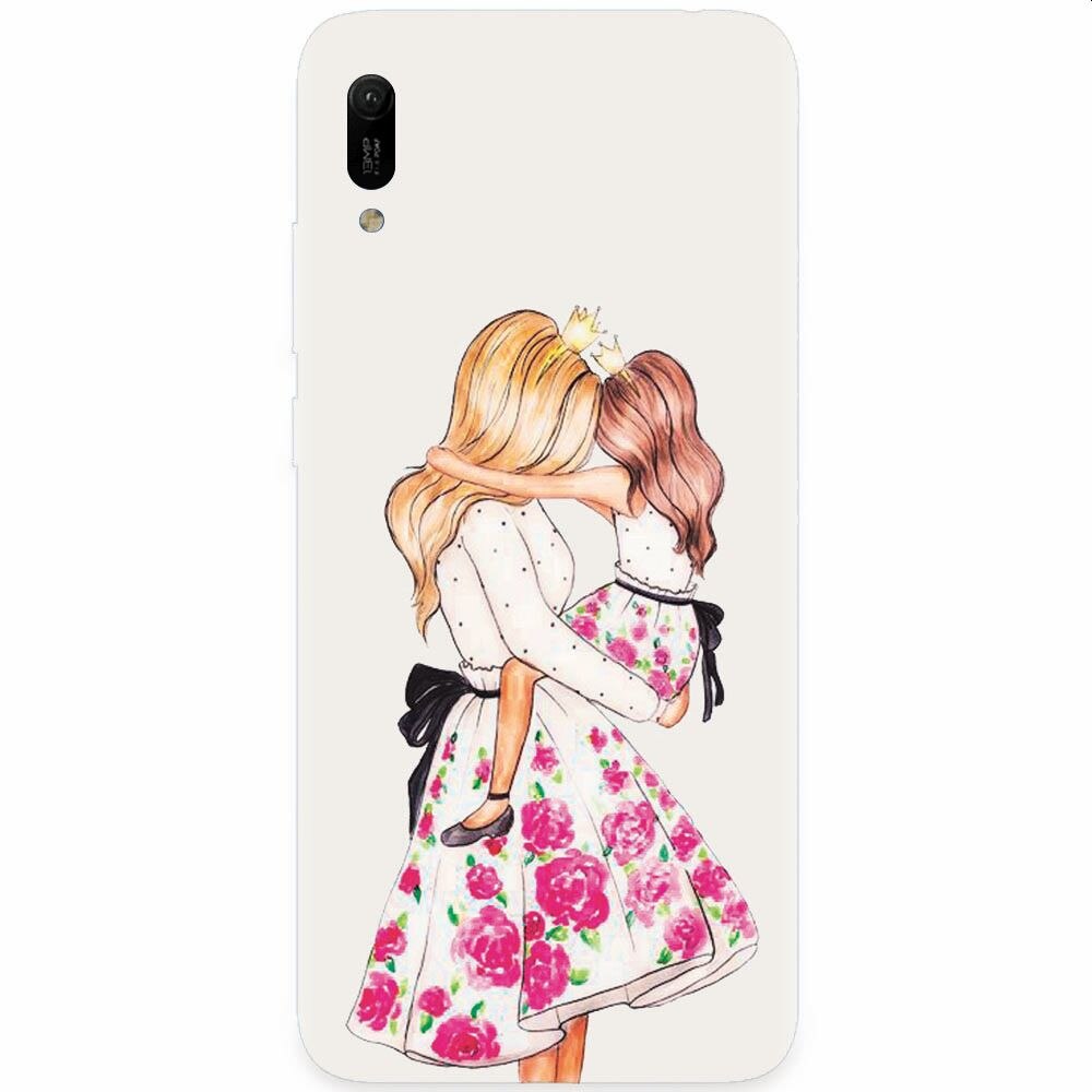 Husa silicon pentru Huawei Y6 2019, Mom Love