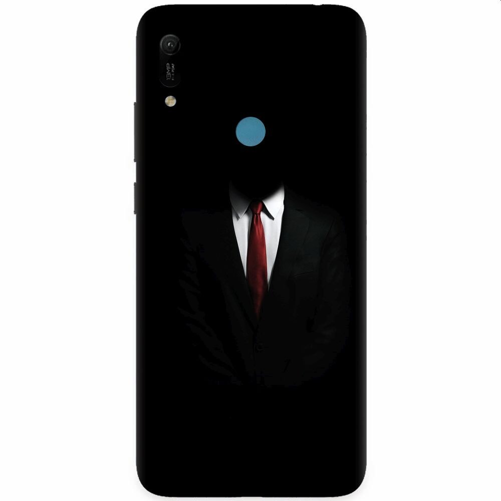 Husa silicon pentru Huawei Y6 Prime 2019, Mystery Man In Suit