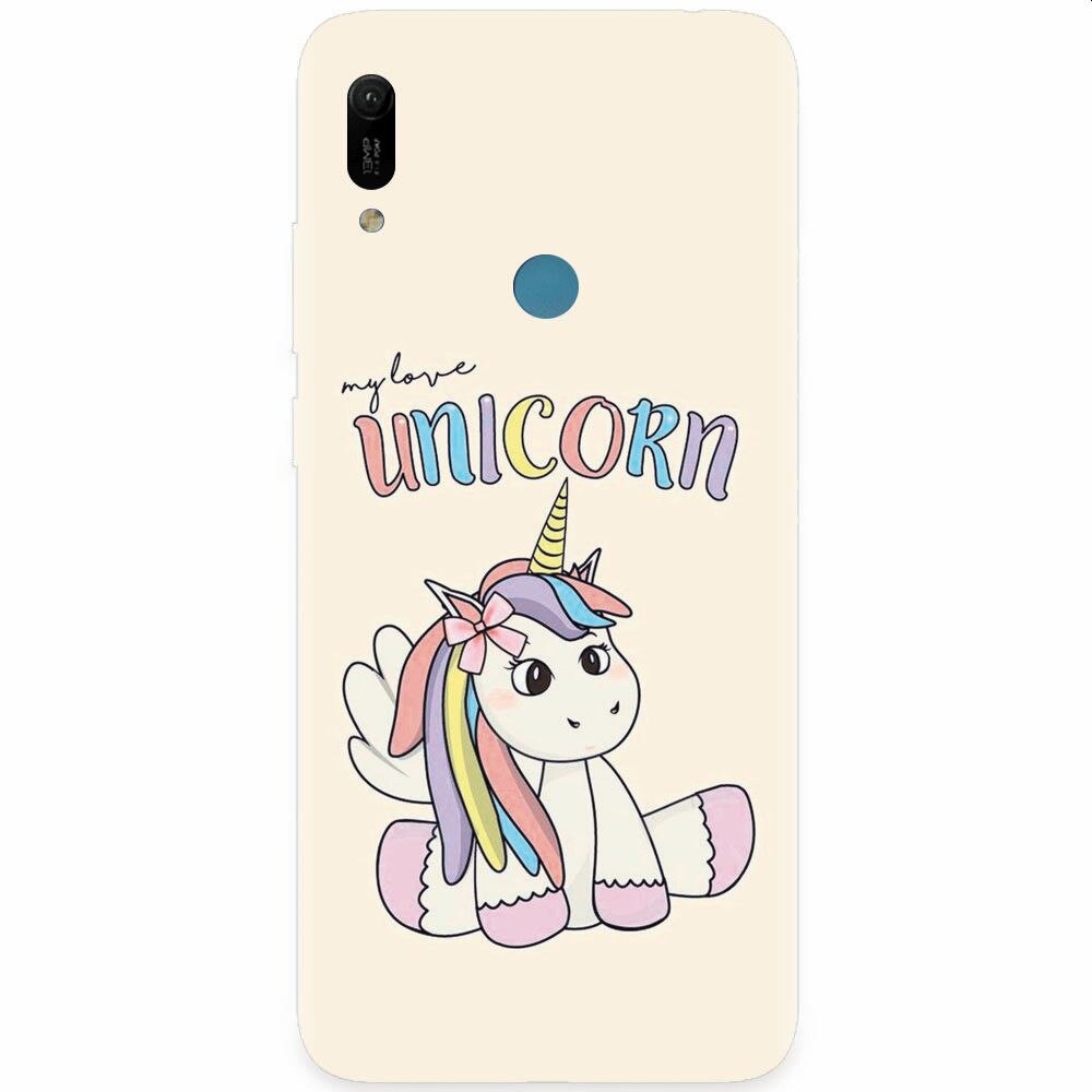 Husa silicon pentru Huawei Y6 Prime 2019, My Love Unicorn