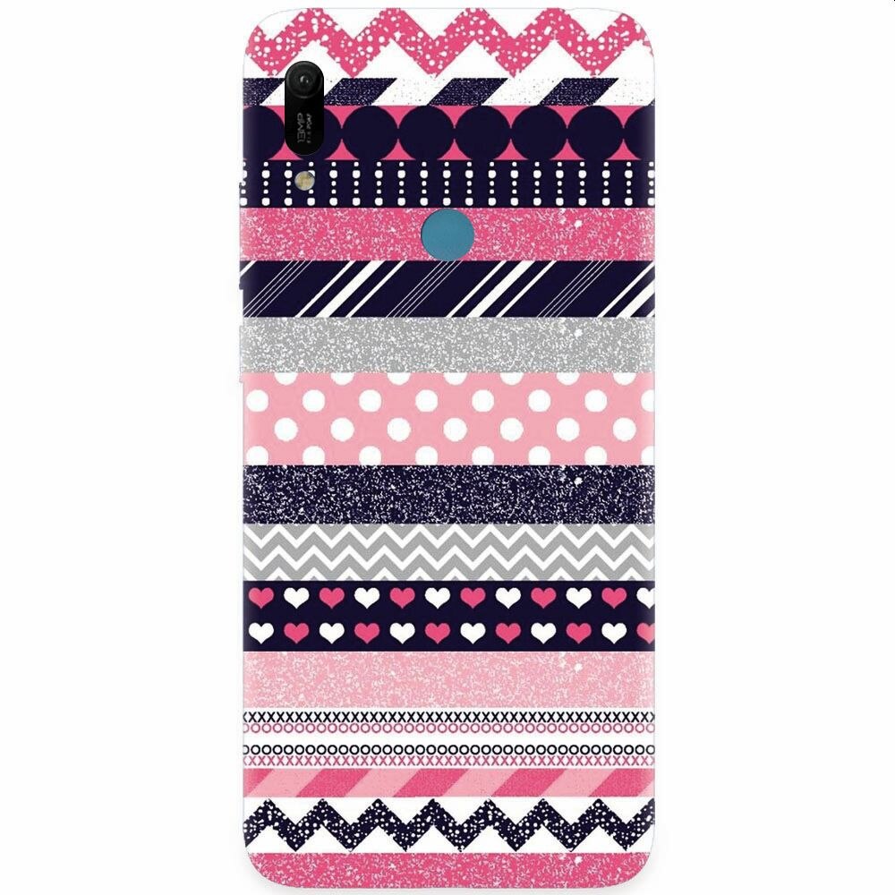 Husa silicon pentru Huawei Y6 Prime 2019, Love Pattern