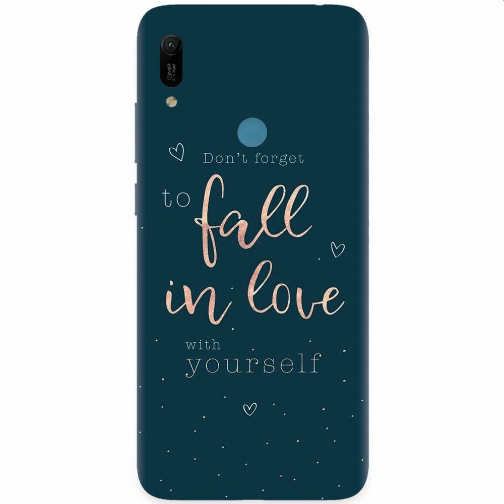 Husa silicon pentru Huawei Y6 Prime 2019, Fall In Love