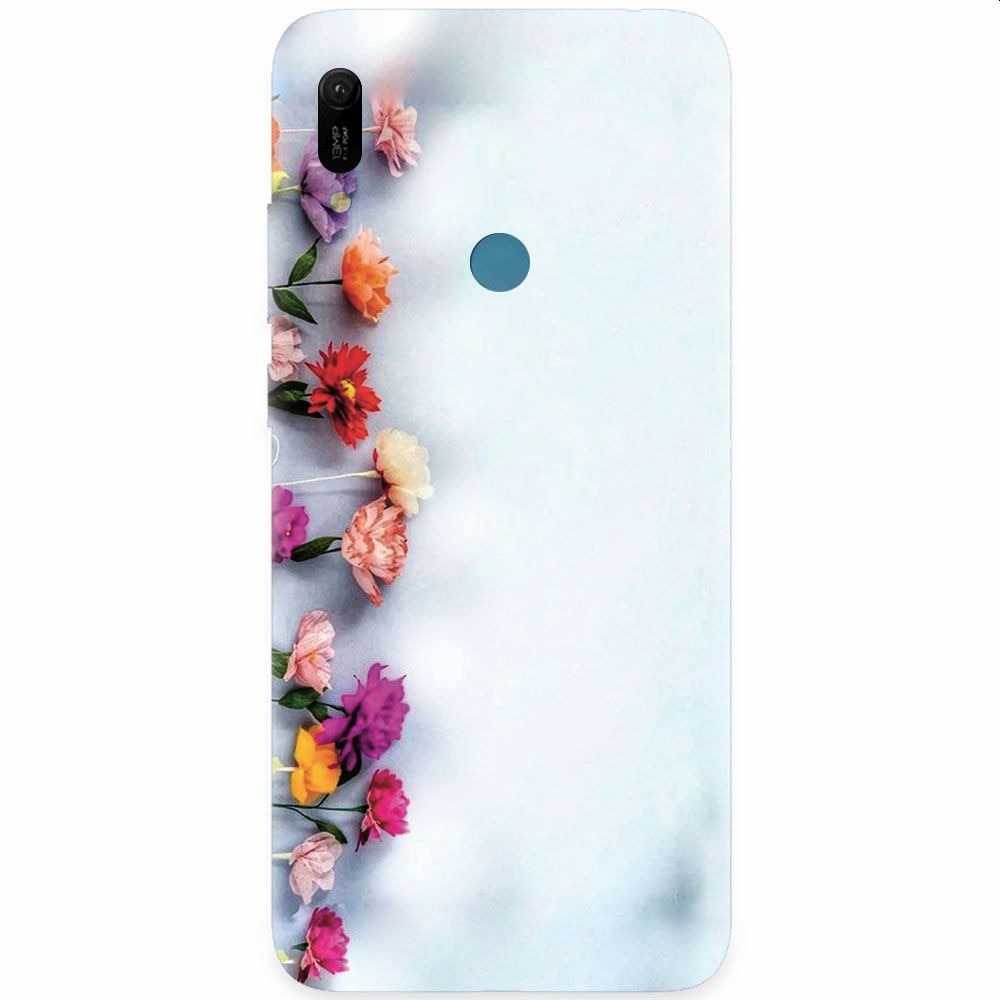 Husa silicon pentru Huawei Y6 Prime 2019, Flowers