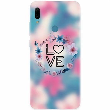 Husa silicon pentru Huawei Y6 Prime 2019, Love 001 Husa silicon pentru Huawei Y6 Prime 2019, Love 001
