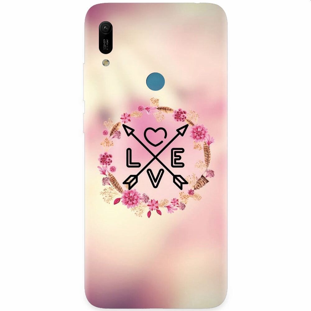 Husa silicon pentru Huawei Y6 Prime 2019, Love Arrow