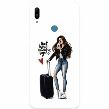 Husa silicon pentru Huawei Y6 Prime 2019, And So The Adventure Begins Husa silicon pentru Huawei Y6 Prime 2019, And So The Adventure Begins